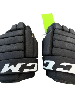 Used CCM LTP Junior Gloves Black 10"
