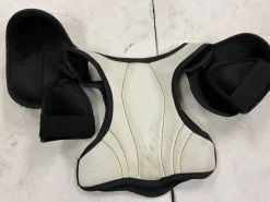 Used CCM LTP Junior Shoulder Pads White And Black SM