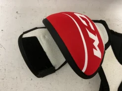 Used CCM LTP LITTLE BLACKHAWKS Junior Shoulder Pads White/Black/Red MD
