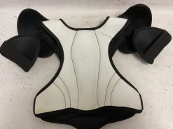 Used CCM LTP LITTLE BLACKHAWKS Junior Shoulder Pads White/Black/Red MD
