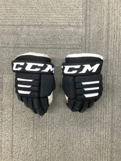 Used CCM LTP Youth Gloves Black 8"