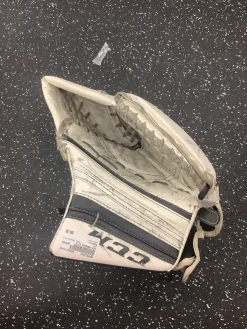 Used CCM PREMIER R1.9 Senior Goalie Catcher White