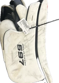 Used CCM REVOLUTION 597 Senior Goalie Blocker White