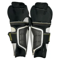 Used CCM TACKS CLASSIC PRO Junior Shin Guards White 12"