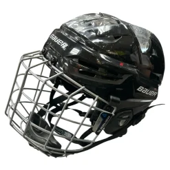 Used CCM TACKS 70 COMBO SM HELMET Helmet Cage Combo Black SM