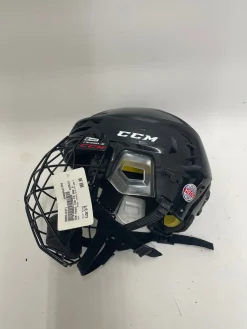 Used CCM TACKS 210 FM 580 S Helmet Cage Combo Black S/M