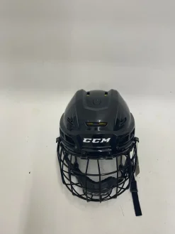 Used CCM TACKS 210 FM 580 S Helmet Cage Combo Black S/M