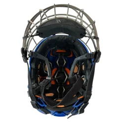 Used CCM TACKS 710 Helmet Cage Combo Royal Blue MD
