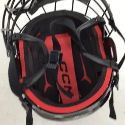 Used CCM TACKS 70 SR SM CAGE COMBO HELMET Helmet Cage Combo Black SM