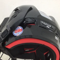 Used CCM TACKS 70 SR SM CAGE COMBO HELMET Helmet Cage Combo Black SM