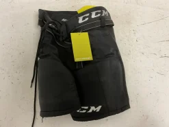 Used CCM TACKS 9550 Youth Pant Black And Yellow SM