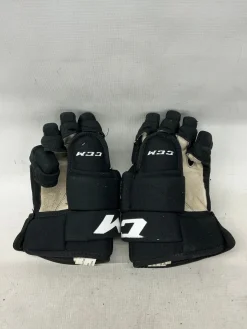 Used CCM T4R Junior Gloves Black 12