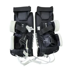 Used CCM YTFLEX 3 YTH LEG PADS 20 IN Goalie Leg Pads Youth White 20"