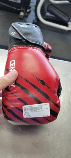 Used Century Boxing Gloves Red Junior
