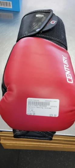 Used Century Boxing Gloves Red Senior