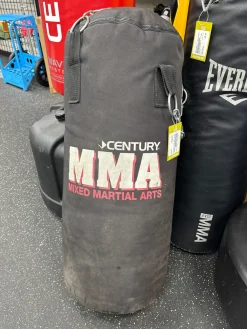 Used Century MMA 50-LB HEAVY BAG Boxing Heavy Bag Black 50 lb
