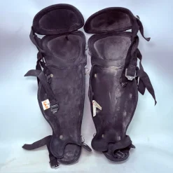 Used Champro CHAMPRO Catchers Leg Guards Black Youth