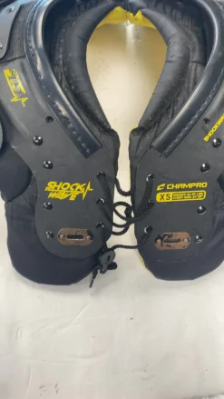 Used Champro FB Shoulder Pads Black XS