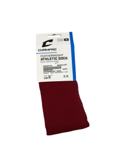 Used Champro FEATHERWEIGHT SOCKS Other Clothing Maroon MD