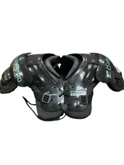 Used Champro SCORPION FB Shoulder Pads Black SM