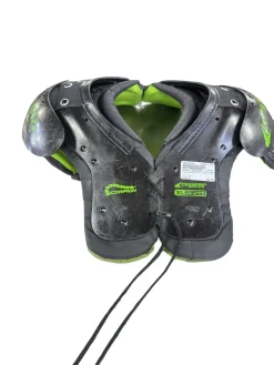 Used Champro SCORPION YOUTH SHOULDER PADS XL FB Shoulder Pads Black XL