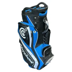 Used Cleveland 14WAY CART BAG Mens Cart Bag Royal Blue
