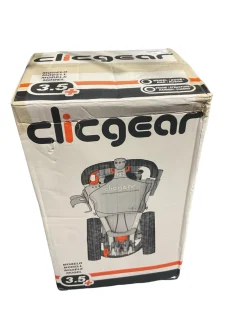 Used Clicgear 3.5+ PUSH CART Golf Cart 3 Wheel