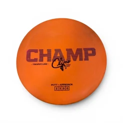 Used CLINO CHAMP Disc Golf Putter Orange
