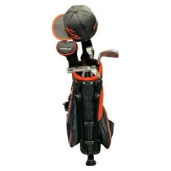 Used Cobra KING JR Jr Package Set RH Black And Orange 7 Piece