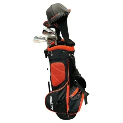 Used Cobra KING JR Jr Package Set RH Black And Orange 7 Piece