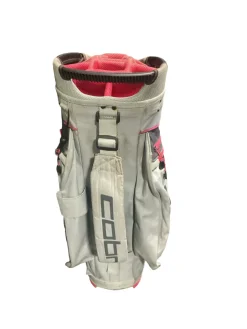 Used Cobra PINK/GREY GOLF BAG Womens Stand Bag Grey