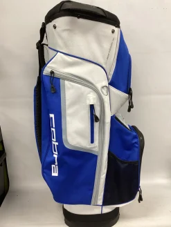 Used Cobra 14 SLOT CART BAG Mens Cart Bag Royal Blue