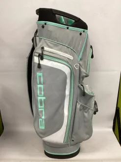 Used Cobra 14 SLOT WOMENS CART BAG Womens Cart Bag Silver