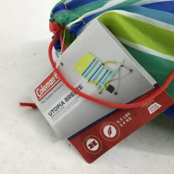 Used Coleman UTOPIA BREEZE BEACH CHAIR Camping Accessory
