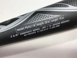 Used Combat PG4 SL BB/SB USSSA 2 5/8 Bat 28