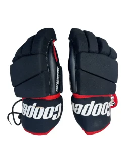 Used Cooper COOPER JR HOCKEY GLOVES Junior Gloves Black 12"