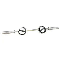 Used Curl Bar With Rotating Handles 46"