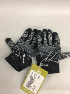 Used Cutters BLACK AND WHITE GLOVES FB Gloves Black Youth