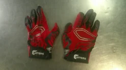Used Cutters RECEIVER GLOVE FB Gloves White LG