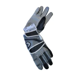 Used Cutters YOUTH GLOVES RECEIVER FB Gloves Grey SM