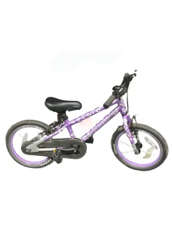 Used CYCLE KIDS CHEETA PRINT Cruiser Bike Girls Purple 16"