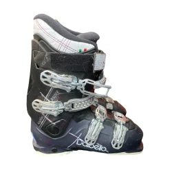 Used Dalbello ASPIRE Girls DH Ski Boot Black 245 MP - M06.5 - W07.5