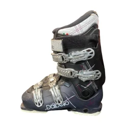 Used Dalbello ASPIRE Girls DH Ski Boot Black 245 MP - M06.5 - W07.5
