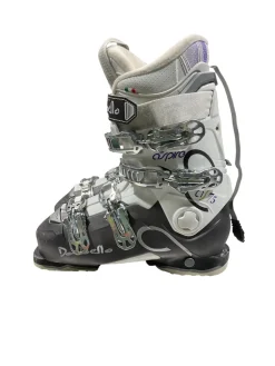 Used Dalbello ASPIRE 75 Womens DH Ski Boot White 245 MP - M06.5 - W07.5