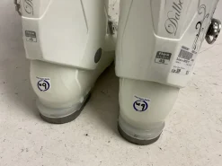 Used Dalbello ASPIRE 57 Womens DH Ski Boot Grey And White 260 MP - M08 - W09