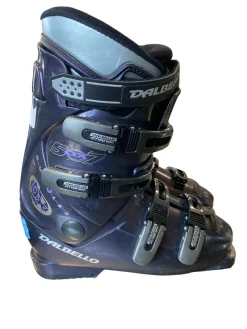 Used Dalbello DUOFLEX Womens DH Ski Boot Purple 270 MP - M09 - W10