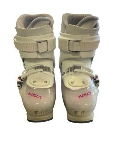 Used Dalbello GAIA Girls DH Ski Boot White 215 MP - J03