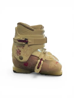 Used Dalbello GAIA Girls DH Ski Boot White 215 MP - J03