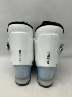 Used Dalbello GAIA 3 Girls DH Ski Boot Carolina Blue And White 195 MP - Y13