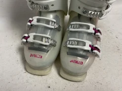 Used Dalbello GAIA 4 Girls DH Ski Boot White 225 MP - J04.5 - W5.5